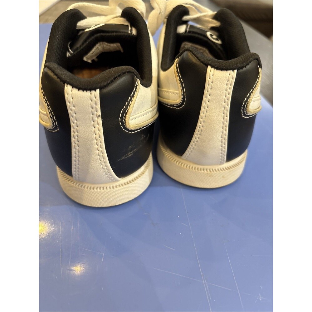 Dexter Bowling Shoes Womens Size 7.5M Black White Groove Slide-Rite B4034-1 - Picture 3 of 11